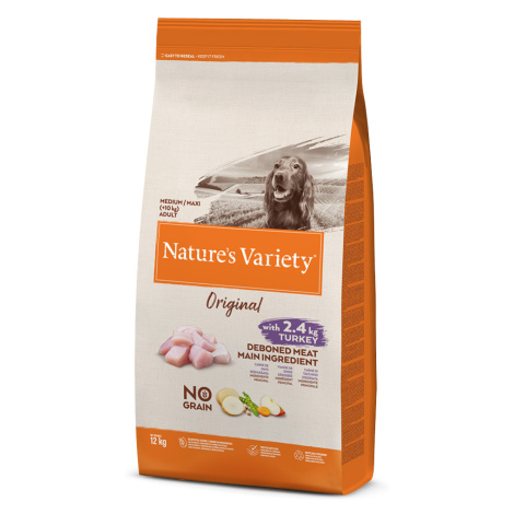 Nature's Variety Original No Grain Medium Adult krůtí - 12 kg Nature’s Variety
