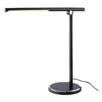 ACA DECOR LED Stmívatelná stolní lampička Degas 7 W, USB port, černá