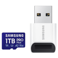 Samsung micro SDXC 1TB PRO Plus + USB adaptér Modrá