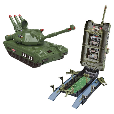 Garáž tank 44 cm 4 auta Wiky