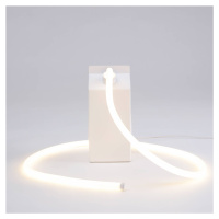 SELETTI LED deko stolní lampa Daily Glow jako balení mléka