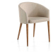 Estila Moderní jídelní židle Vita Naturale s textilním čalouněním 78cm