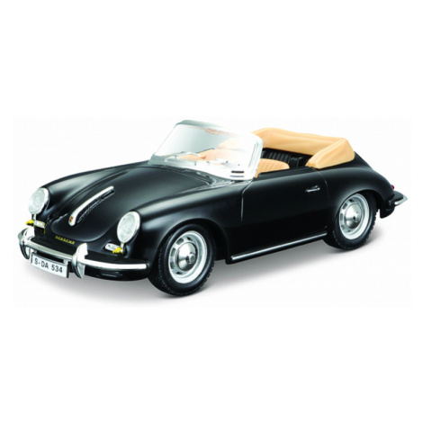 Bburago 1:24 Porsche 356 B Cabriolet Black