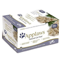 Applaws miska Cat Pot multipack kuřecí výběr 8 × 60 g