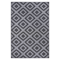 NORTHRUGS - Hanse Home koberce Kusový koberec Twin-Wendeteppiche 105466 Night Silver – na ven i 