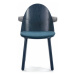 Muzza Jídelní židle uma s opěrkama modrá