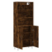 vidaXL Skříň highboard kouřový dub 69,5 x 34 x 180 cm kompozitní dřevo