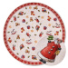 Červený kulatý koberec s vánočním motivem ø 150 cm Red Christmas – Villeroy&Boch