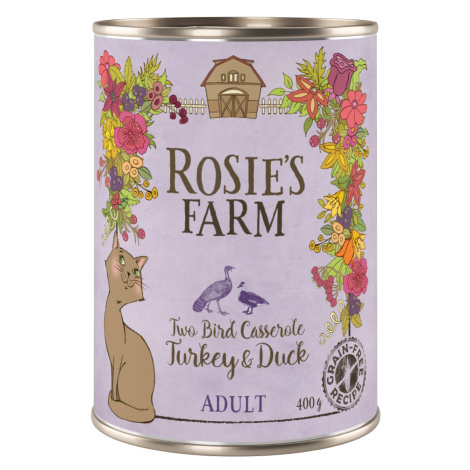 Rosie's Farm konzervy, 12 x 400 g - 20 % sleva - krůtí a kachní