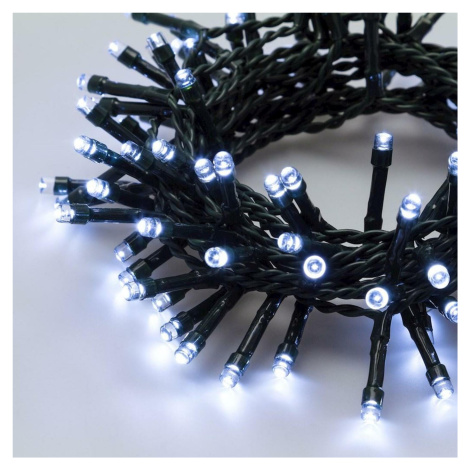 Xmas King XmasKing Led bateriový řetěz s časovačem 12m, 300LED venkovní, studená bílá na baterie