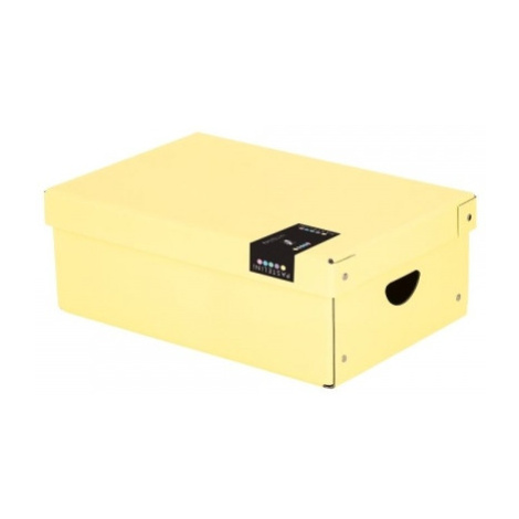 Krabice lamino malá PASTELINI žlutá KARTONPP