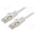 GEMBIRD kabel patchcord CAT6 UTP 15m, šedý