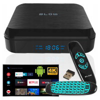 Smart Box Tv Android Bluetooth 4K Wifi Přehrávač Hdmi Usb Dálkové Ovládání Nástavec