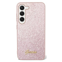 Kryt Guess GUHCS24MHGGSHP S24+ S926 pink hardcase Glitter Script (GUHCS24MHGGSHP)