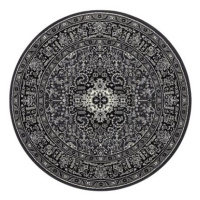 Kruhový koberec Mirkan 104436 Dark-grey 160 × 160 o cm