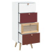 vidaXL Skříň highboard se zásuvkami 40 x 30 x 95 cm kompozitní dřevo