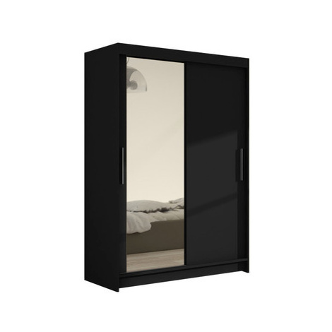 Velká šatní skříň MIAMI VI - Černá ankon