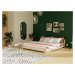 Benlemi Dvoulůžková postel MODERN Zvolte barvu: Transparentní vosková lazura matná, Zvolte rozmě