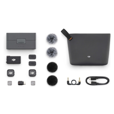 DJI Mic 3 (2 TX + 1 RX + Charging Case) Černá