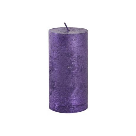 Provence Rustikální svíčka 12cm fialová