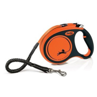 Flexi Xtreme L pásek 5 m/65 kg oranžové