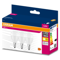 3PAK LED žárovka LED E14 P45 7W = 60W 806lm 2700K Teplá 200° OSRAM VALUE