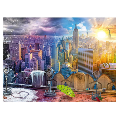 Ravensburger puzzle 160082 Mrakodrapy New Yorku 1500 dílků