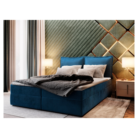 MSL Kontinentální čalouněná postel LOTO (180 x 200 cm) Barva látky: MONOLITH 77