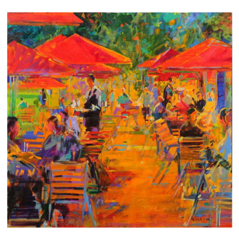 Obrazová reprodukce Le Jardin des Tuileries, Graham, Peter, 40 × 40 cm