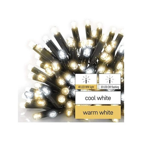 EMOS Profi LED spojovací řetěz problikávající – rampouchy, 3 m, venkovní, teplá/studená bílá