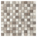 Skleněná mozaika Premium Mosaic béžová 30x30 cm mat MOSV23BR