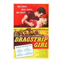 Ilustrace Dragstrip Girl, 26.7 × 40 cm