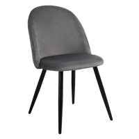 Židle Rill 80107b-v8 šedá/černá