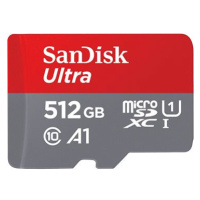 SanDisk MicroSDX Ultra 512GB + SD adaptér