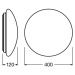 LED svítidlo LEDVANCE Surface Circular 400mm 24W/3000K teplá bílá IP44 s pohybovým čidlem