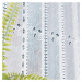 Dekorační metrážová vitrážová záclona VINCENT bílá výška 80 cm MyBestHome Cena záclony je uveden