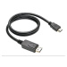 C-TECH kabel DisplayPort/HDMI, 2m, černý