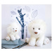 Plyšový sněžný lev Snow Lion Histoire d’ Ours bílý 28 cm od 0 měsíců