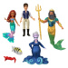 Mattel Tlum sada 6ks malých panenek: malá mořská víla s kamarády