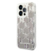 Karl Lagerfeld KLHCP14XLMNMS hard silikonové pouzdro iPhone 14 PRO MAX 6.7" silver Liquid Glitte