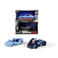 Rychle a zběsile Twin Pack Brianovo Porsche 996 GT3 RS a Shaw´s McLaren, 1:32 Wave 1/2