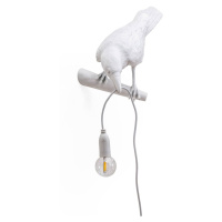 SELETTI LED deko venkovní světlo Bird Lamp, levé, bílá