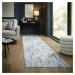 Flair Rugs koberce Běhoun Eris Gleam Silver - 80x300 cm