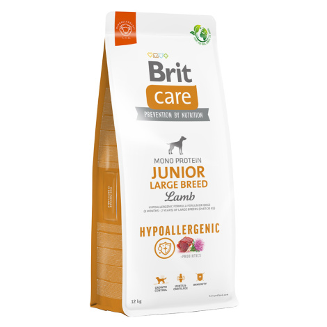 Brit Care Hypoallergenic Junior Large Breed Lamb & Rice - 2 x 12 kg