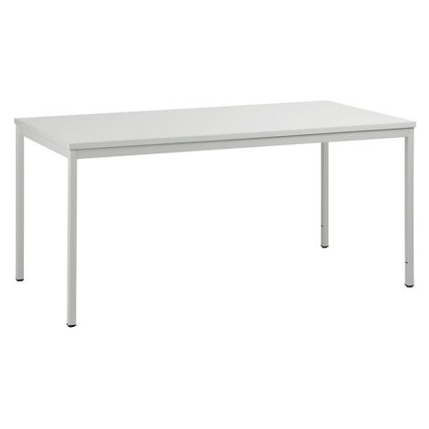 eurokraft basic Pracovní stůl pro mistry, světle šedý, základní model, š x h 1600 x 800 mm