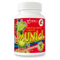 Nutricius Imuníci Hlíva ústřičná s vitaminem D pro děti 30 cucacích tablet
