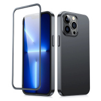 Joyroom 360 Full Case pouzdro pro iPhone 13 Pro Max zadní a přední kryt + tvrzené sklo černé (JR