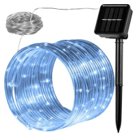Solární světelná hadice - 100 LED studená bílá VOLTRONIC VOLTRONIC® M59614
