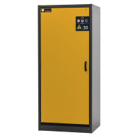 asecos Ohnivzdorná skříň na nebezpečné látky, typ 30, 1 dveře, šířka 864 mm, zlatožlutá