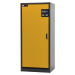 asecos Ohnivzdorná skříň na nebezpečné látky, typ 30, 1 dveře, šířka 864 mm, zlatožlutá